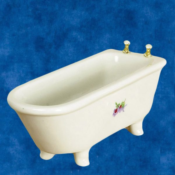 BATHTUB/WHITE W/DECAL