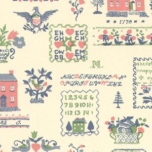 W.P.SAMPLER/PINK/GREEN/3