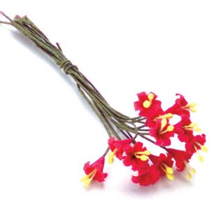 LILIES/12pcs/HOT PINK