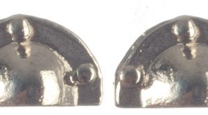 DRAWER PULL/HALF RD/CHR/2