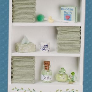 LARGE BATH CABINET/GREEN