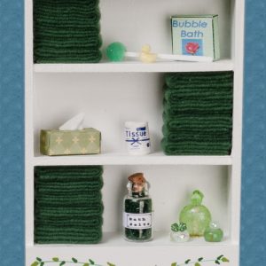 LARGE BATH CABINET/DK.GR.