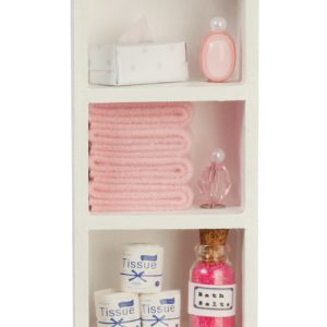 NARROW BATH CABINET/PINK