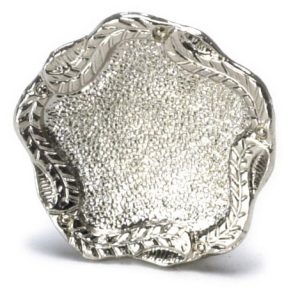 ROUND TRAY/LEAF DECOR