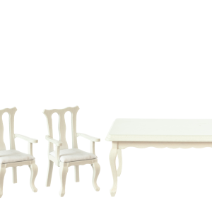 DINING ROOM SET/6/WHITE