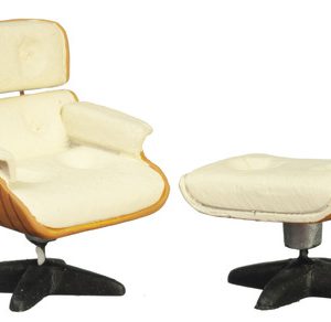 1/2in LOUNGE CHAIR/OTTOMN