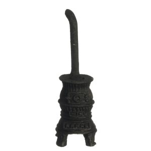 1/4in POT BELLY STOVE/BK