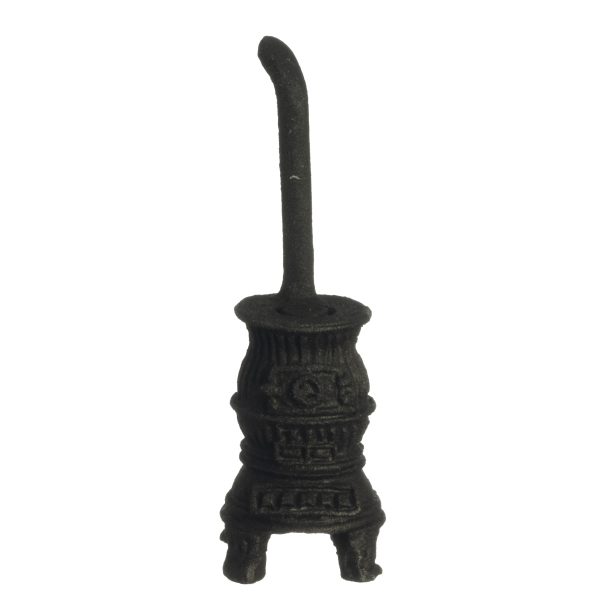 1/4in POT BELLY STOVE/BK