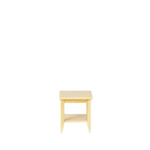 RS SQUARE END TABLE/OAK