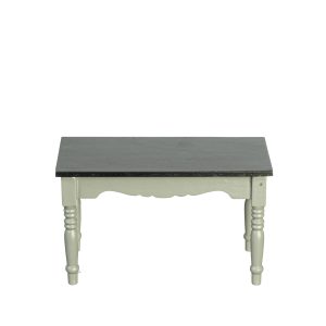 RS TABLE/TURNED LEG/GR/BK