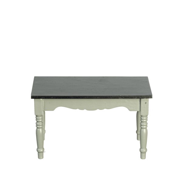 RS TABLE/TURNED LEG/GR/BK