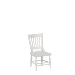 RS CHAIR/TURNED LEG/WHIT