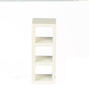 RS 3 SHELF UNIT/WHITE