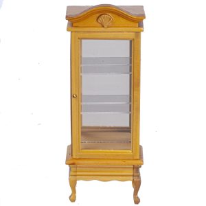 DISPLAY CABINET/OAK