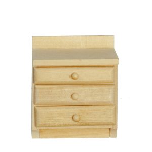 SIDE TABLE W/3 DRAWERS/UN