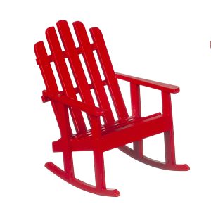 ADIRONDACK ROCKER/RED