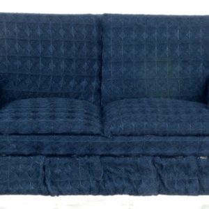 TRADITIONAL LOVESEAT/BLUE