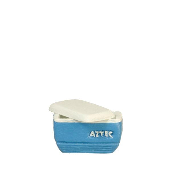 SMALL COOLER W/LID/BLUE