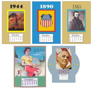 1890 UN PACIFIC CALENDAR