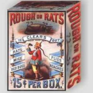 VINTAGE RAT POISON BOX