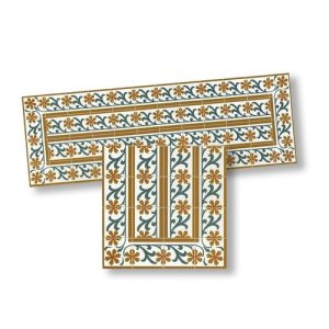 MOSAIC FLOOR TILE BORDER