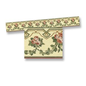 FLORAL WALLPAPER BORDER