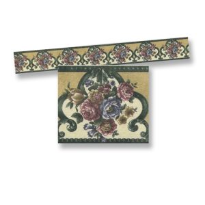 FLORAL WALLPAPER BORDER