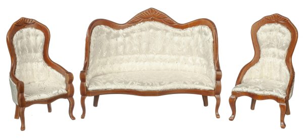 VICT.LIV.RM/3/WHITE/WALNT