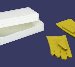 GLOVES/1pr/YELLOW/W/BOX