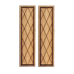 CROSSHATCH SHUTTERS/1pr