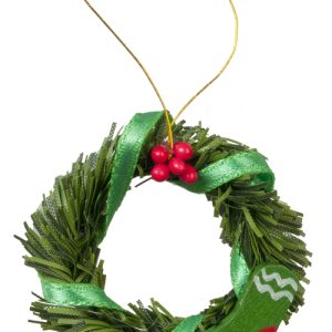 WREATH W/BERRIES/RIBBON