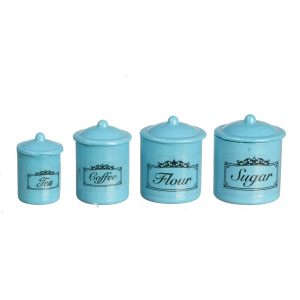 CANISTER SET/4/BLUE