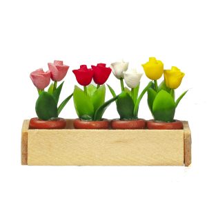 WINDOW BOX W/ROSES/NATUR^