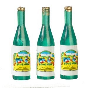 WINE BOTTLES/GREEN/ST/3
