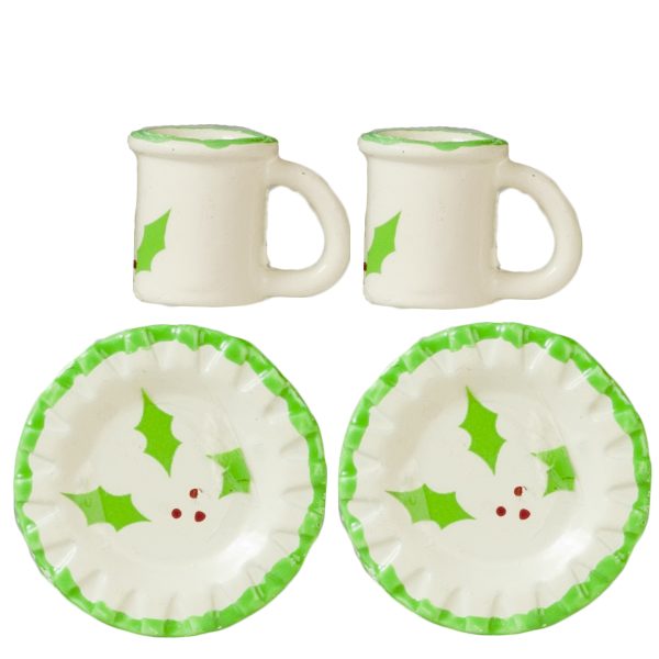 XMAS PLATES/2/MUGS/2^