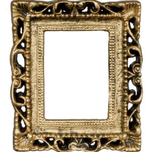 ORNATE GOLD FRAME/2x2.5