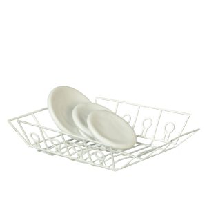 DISH DRAINER W/3 DISHES/