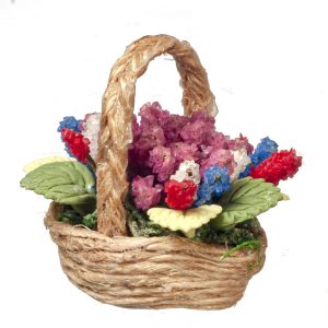 FLORAL ARRANGE,IN BASKET