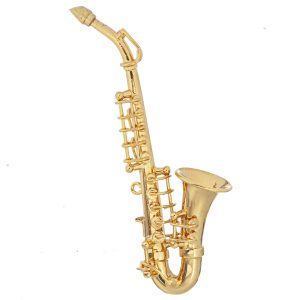 BRASS SAXOPHONE/CASE/3.15