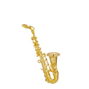 BRASS SAXOPHONE/CASE/2.7