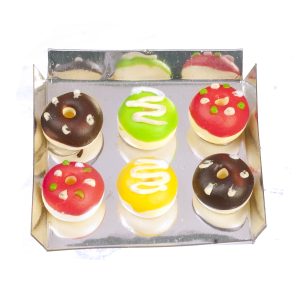 DONUTS/SET/6 ON TRAY