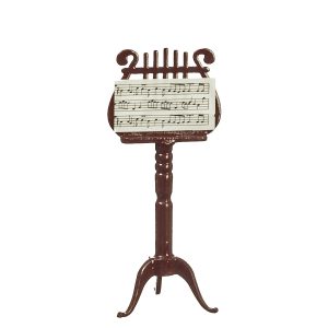 MUSIC STAND/3.15in/MAHOG