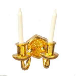2-CANDLE SCONCE/COPPER