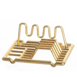 DISH DRAINER/GOLD