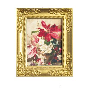 FLOWERS/GOLD FRAME