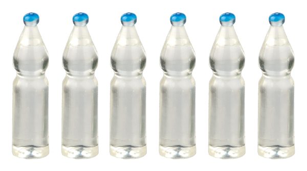 WATER BOTTLES/SET/6