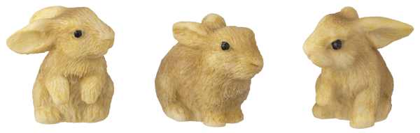 LARGE RABBITS/SET/3