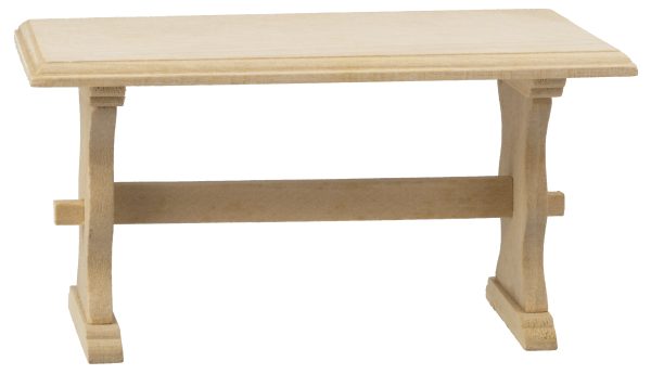 TRESTLE TABLE/UNFINISHED
