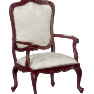FANCY VICT.ARMCHAIR/MAHOG