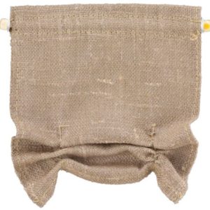 CURTAINS/BURLAP SHADE